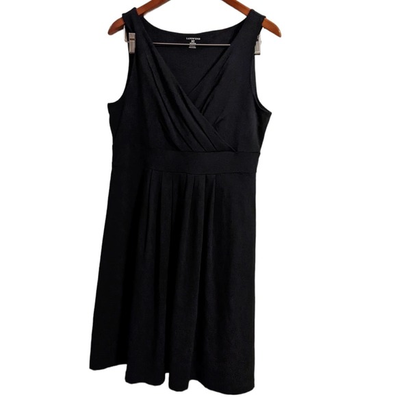 Lands' End Dresses & Skirts - Land's End casual black dress sz MP-6+-/8///754